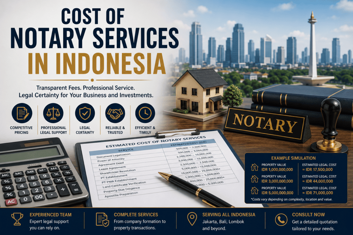 Cost of Notary and PPAT Services in Indonesia: Fee Components and Questions