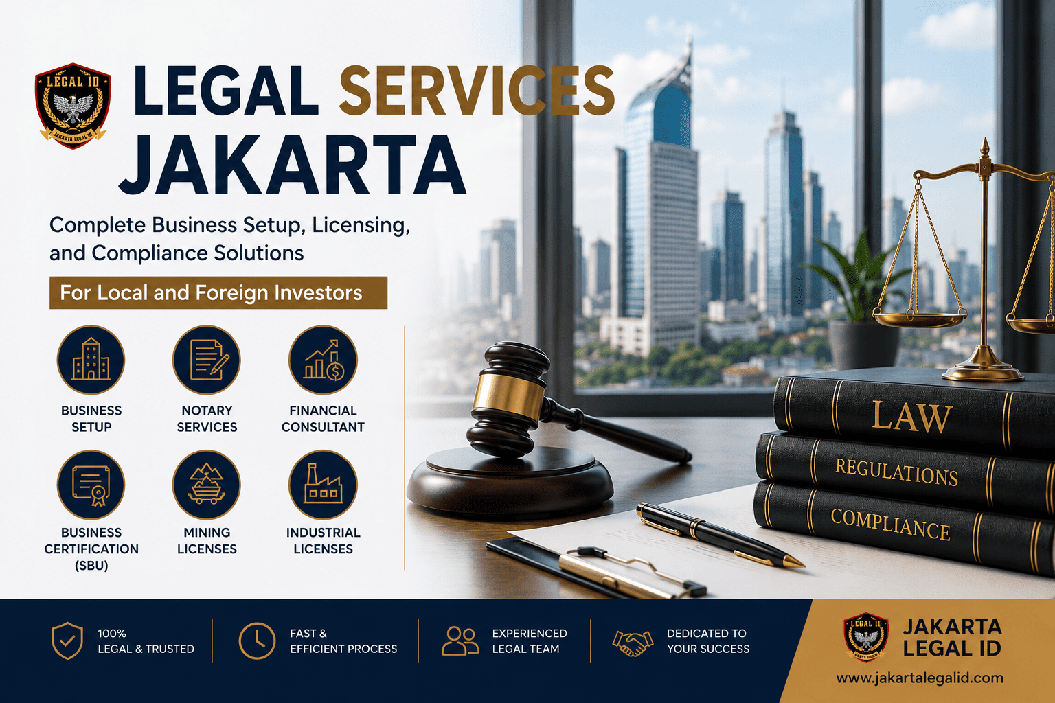 Legal Services Jakarta: Complete Business Setup, Licensing, and Compliance Solutions for Local and Foreign Investors