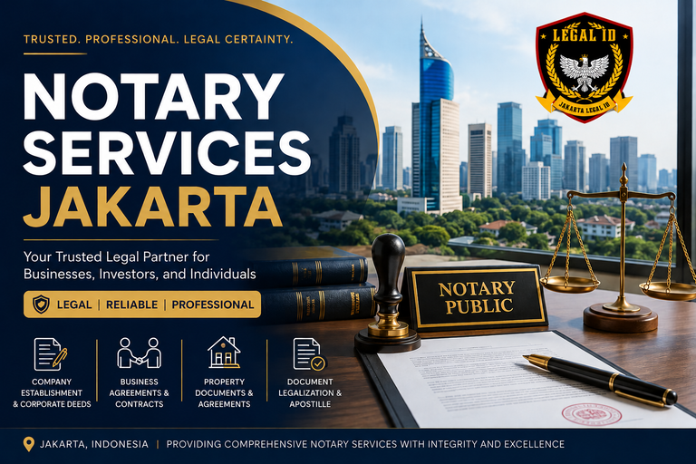 Notary Services in Jakarta: Complete Guide for Businesses, Investors, and Individuals