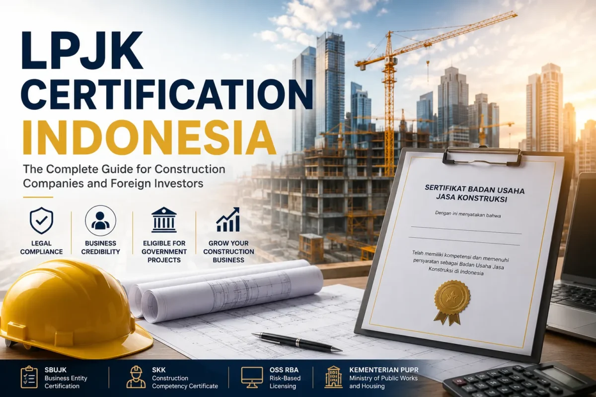 LPJK Certification Indonesia: Complete Guide for Construction Companies and Foreign Investors