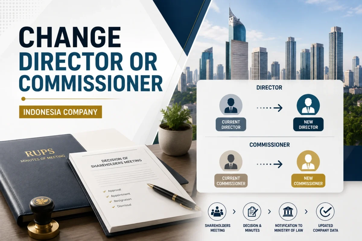 Change Director Commissioner Indonesia Company: What Is Required?