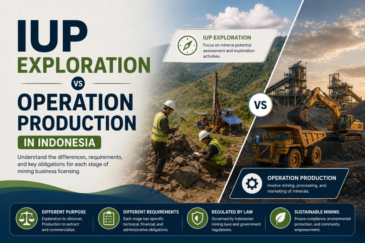 IUP Exploration vs Operation Production in Indonesia
