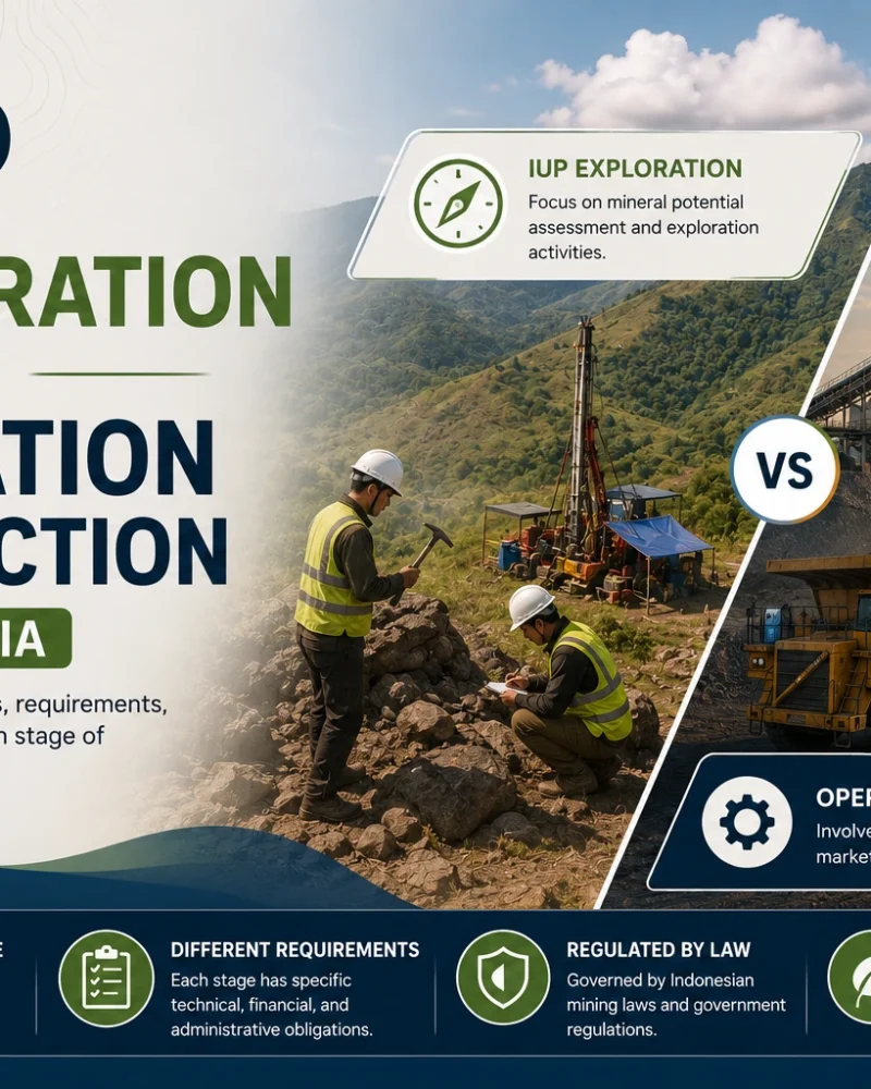 IUP Exploration vs Operation Production in Indonesia