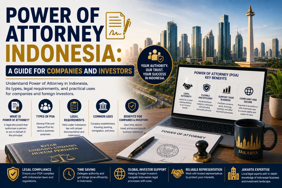 Power of Attorney Indonesia: A Guide for Companies and Investors