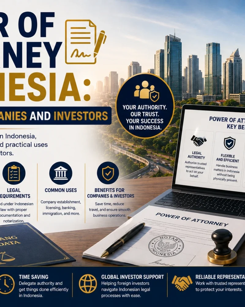 Power of Attorney Indonesia: A Guide for Companies and Investors