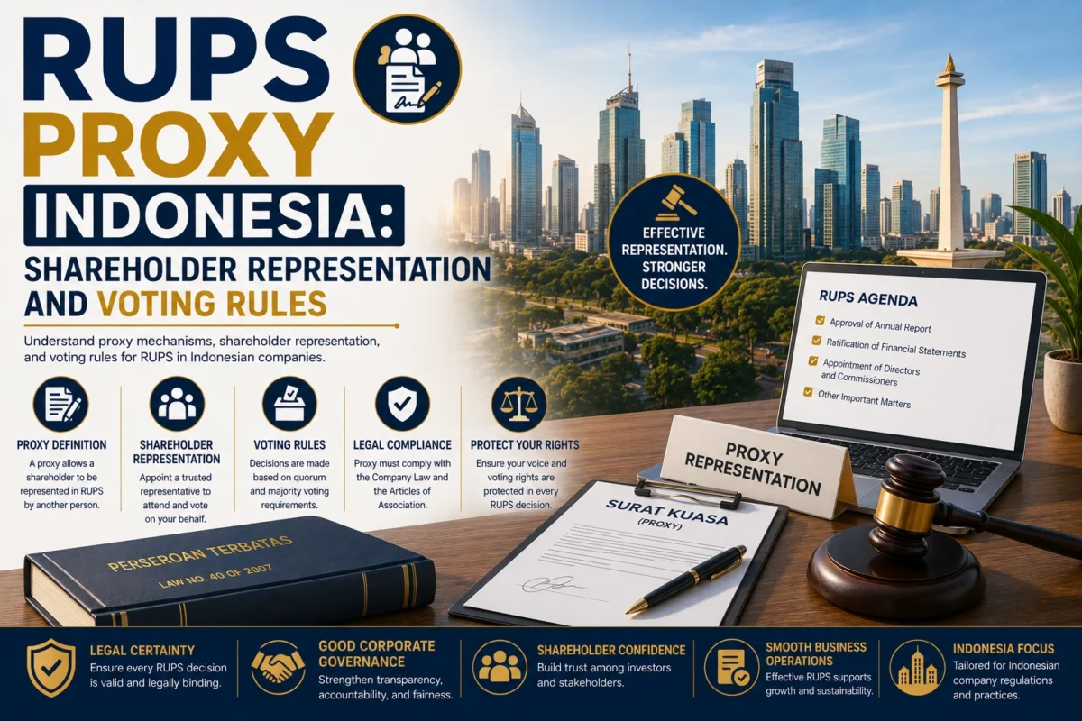 RUPS Proxy Indonesia: Shareholder Representation and Voting Rules