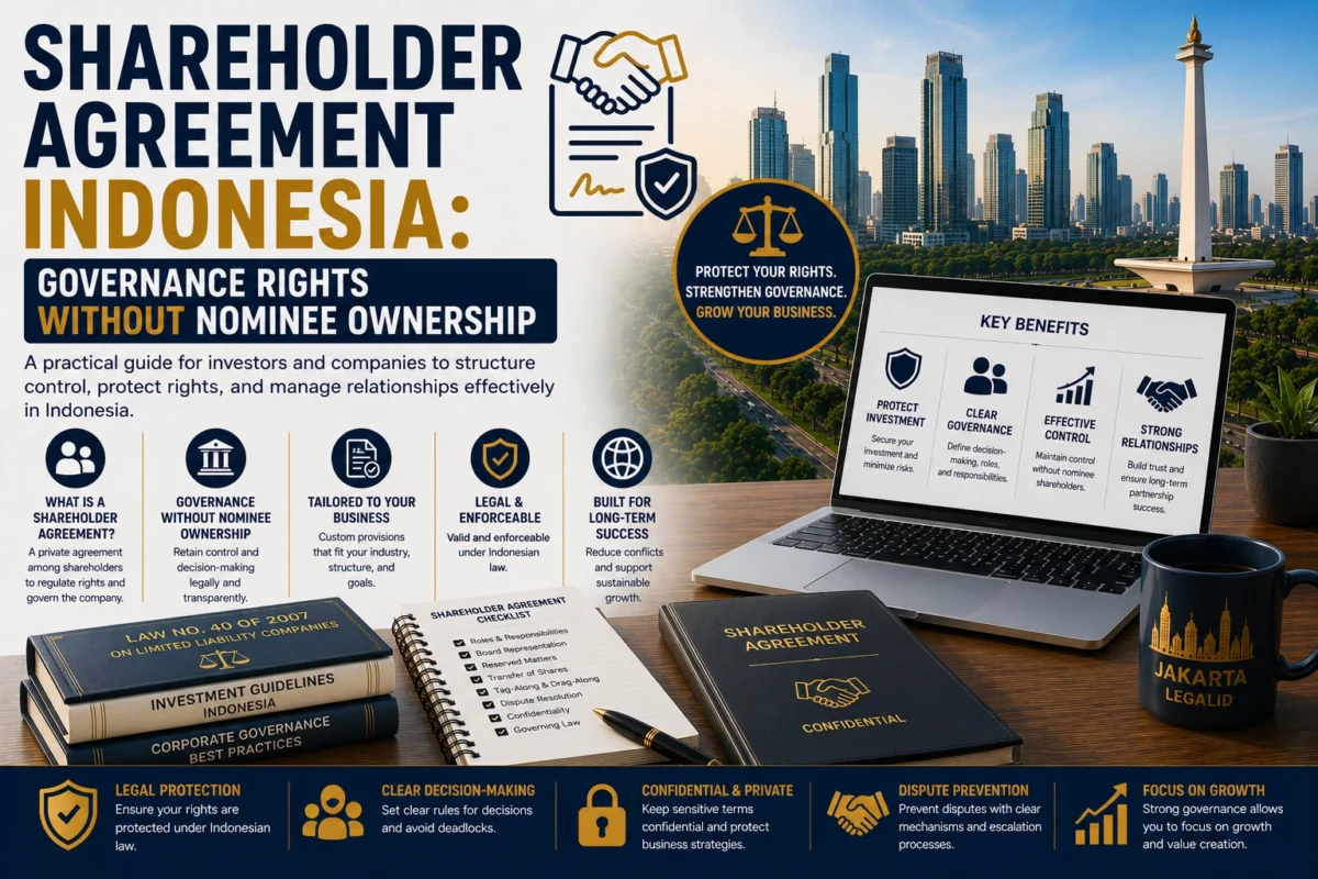 Shareholder Agreement Indonesia: Governance Rights Without Nominee Ownership