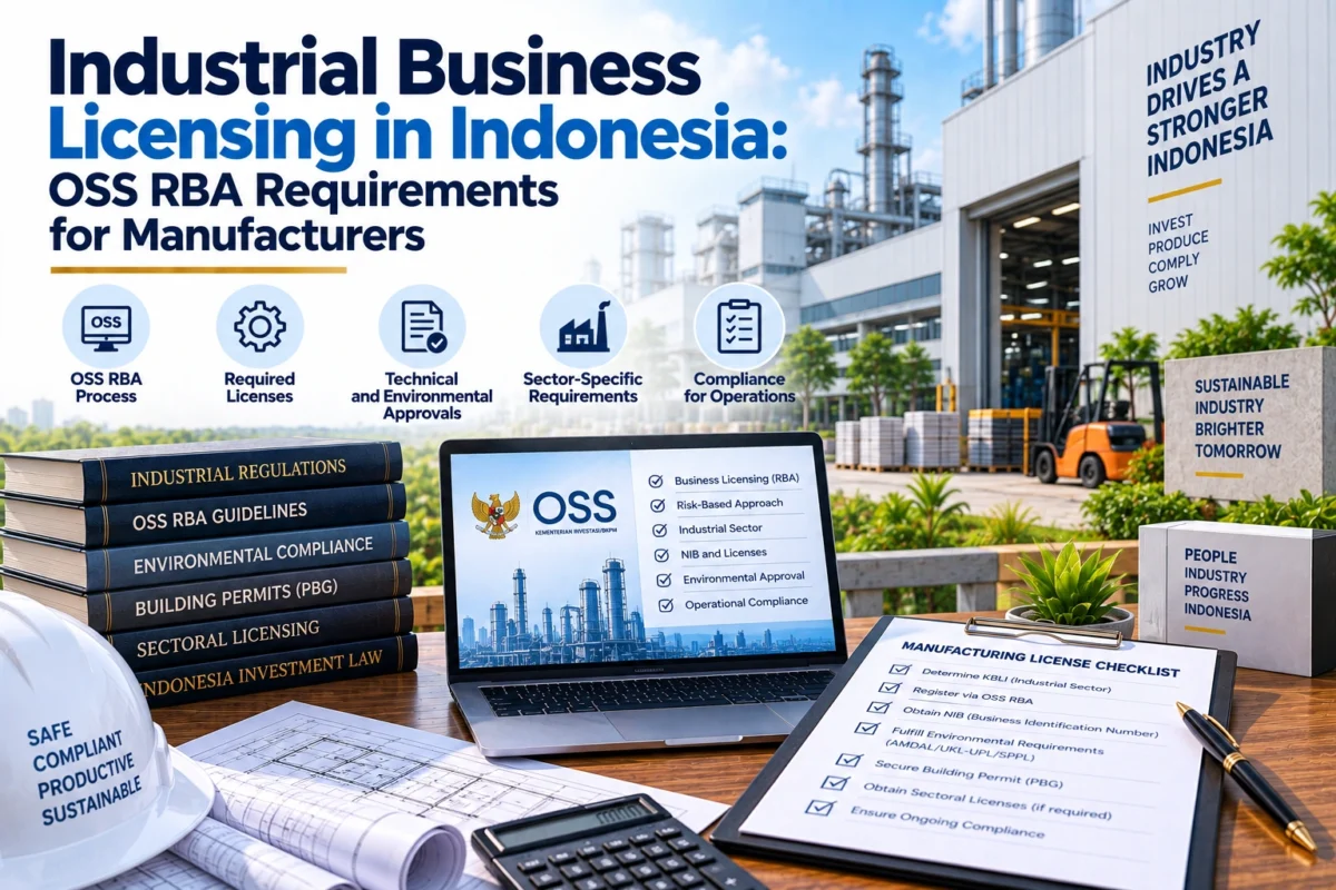 Industrial Business Licensing in Indonesia: OSS RBA Requirements for Manufacturers