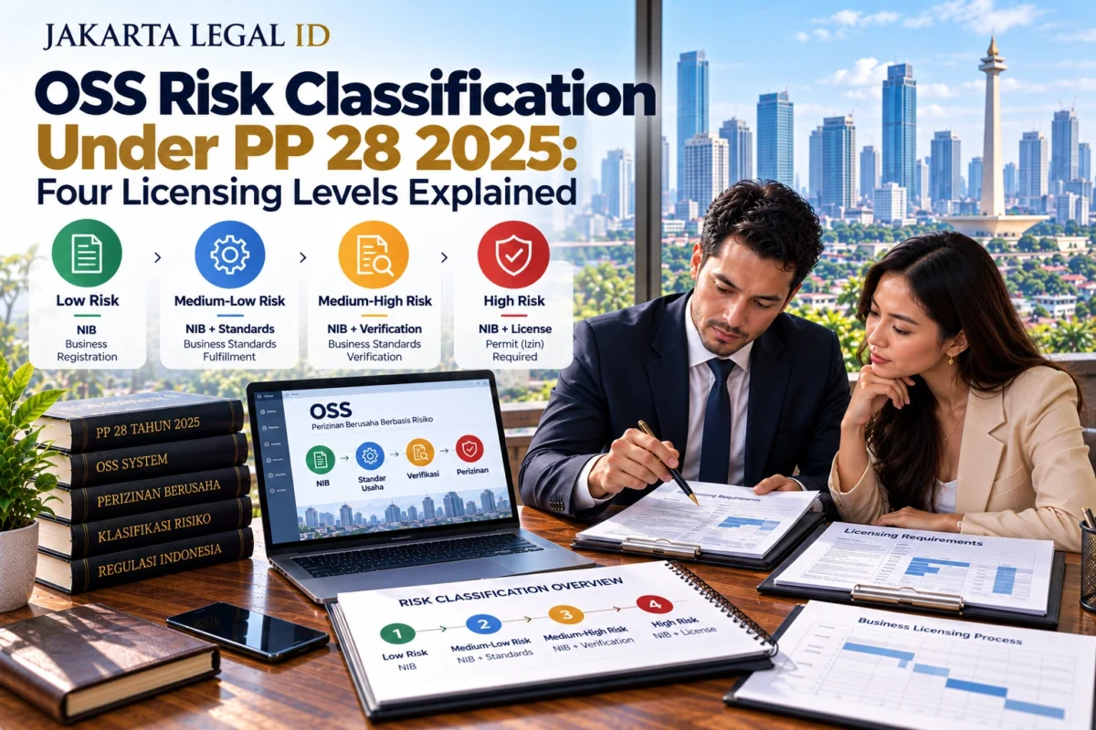 OSS Risk Classification Under PP 28 2025: Four Licensing Levels Explained