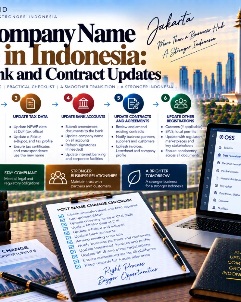 After Company Name Change Indonesia: Records Checklist