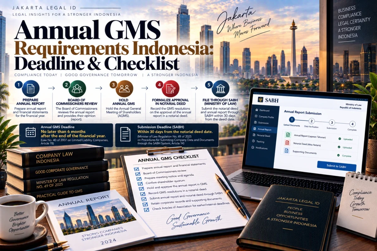 Annual GMS Requirements Indonesia: Deadline & Checklist