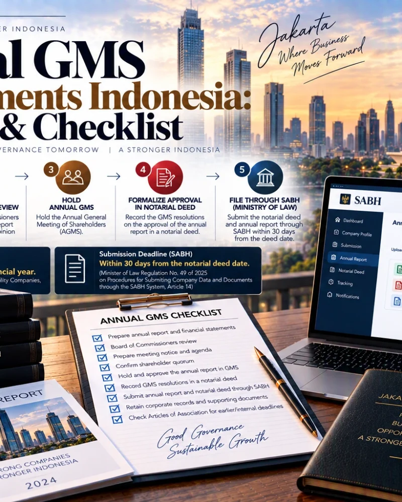 Annual GMS Requirements Indonesia: Deadline & Checklist