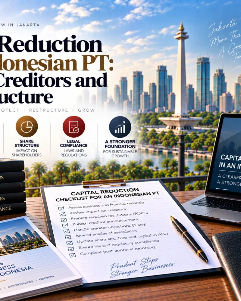 Capital Reduction in an Indonesian PT: Process, Creditors and Share Structure