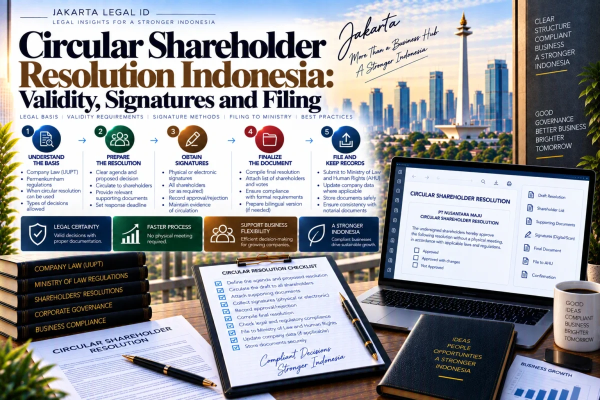 Circular Shareholder Resolution Indonesia: Validity & Process