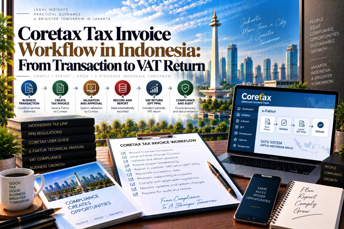 Coretax Tax Invoice Workflow in Indonesia: From Transaction to VAT Return