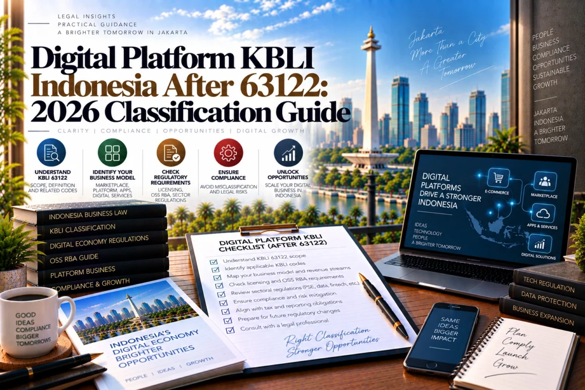 Digital Platform KBLI Indonesia After 63122: 2026 Classification Guide