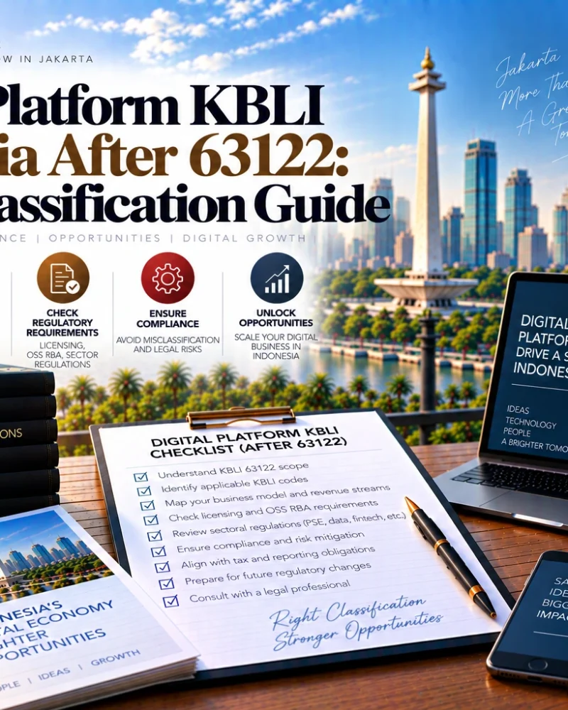 Digital Platform KBLI Indonesia After 63122: 2026 Classification Guide