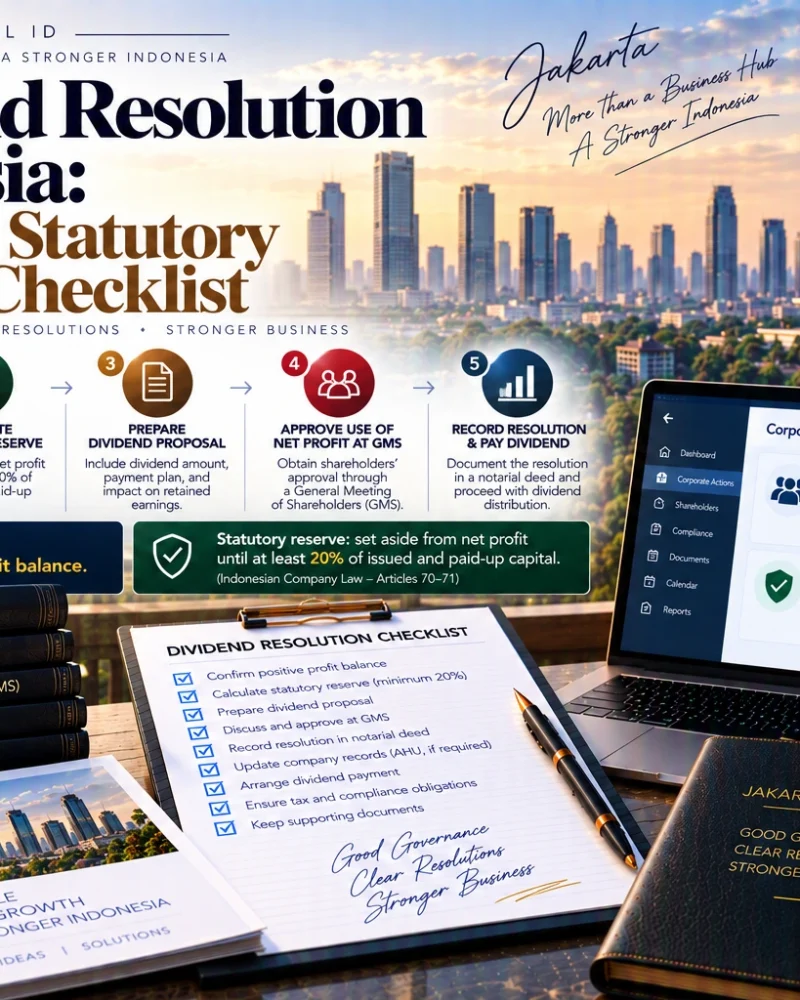 Dividend Resolution Indonesia: GMS & Reserve Checklist