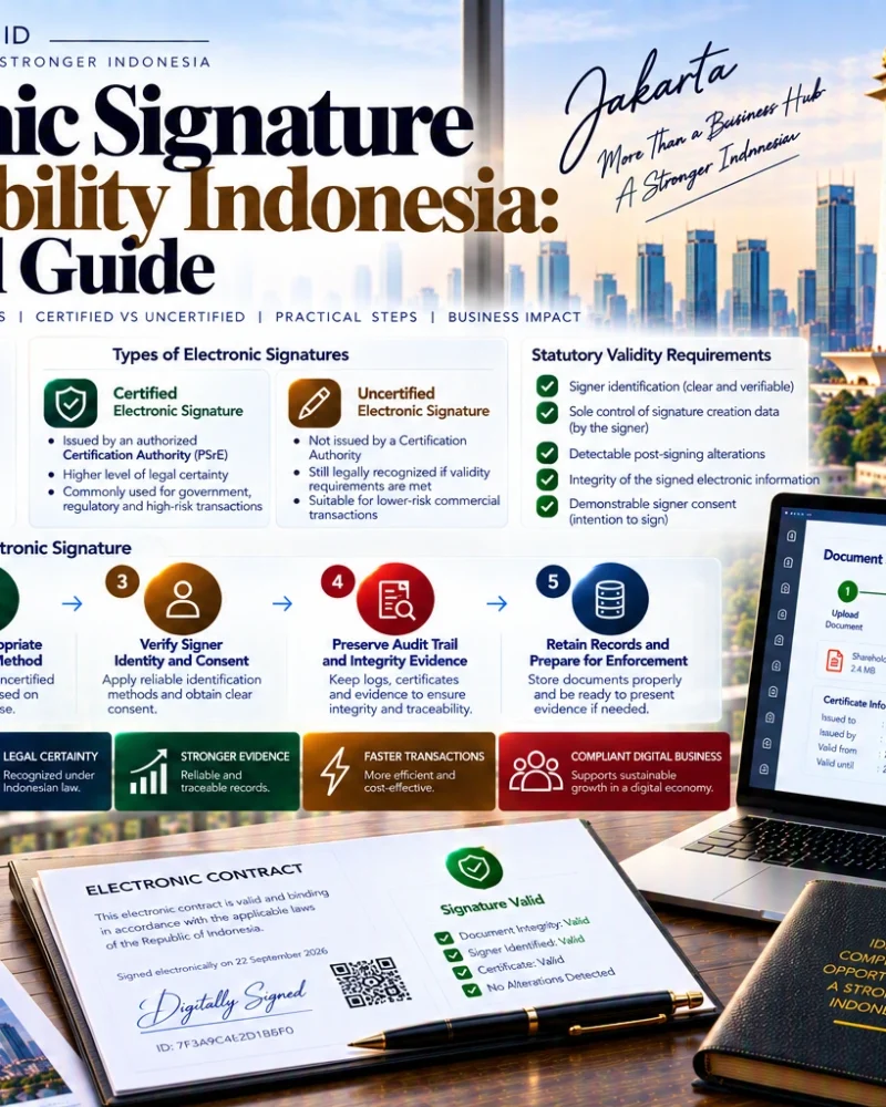 Electronic Signature Enforceability Indonesia: Legal Guide