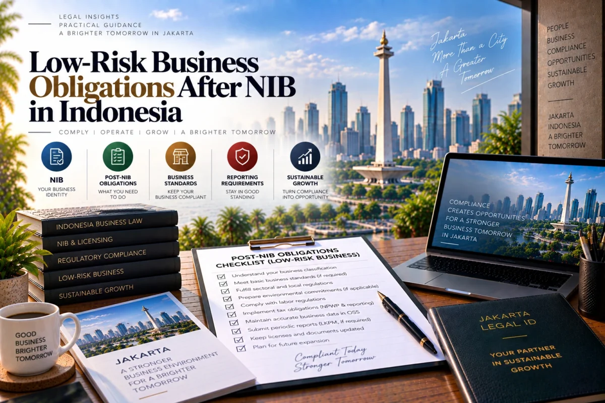 Low-Risk Business Obligations After NIB in Indonesia