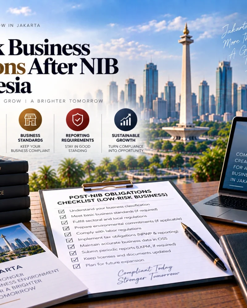 Low-Risk Business Obligations After NIB in Indonesia