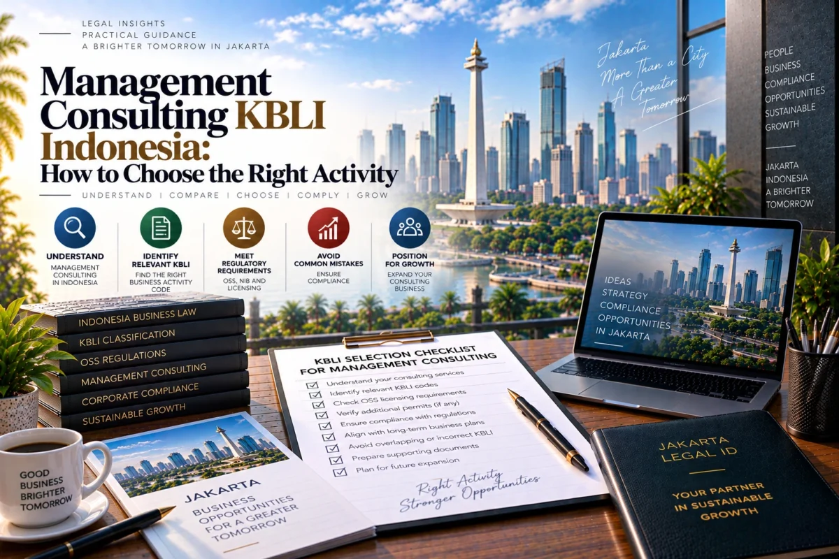 Management Consulting KBLI Indonesia: How to Choose the Right Activity