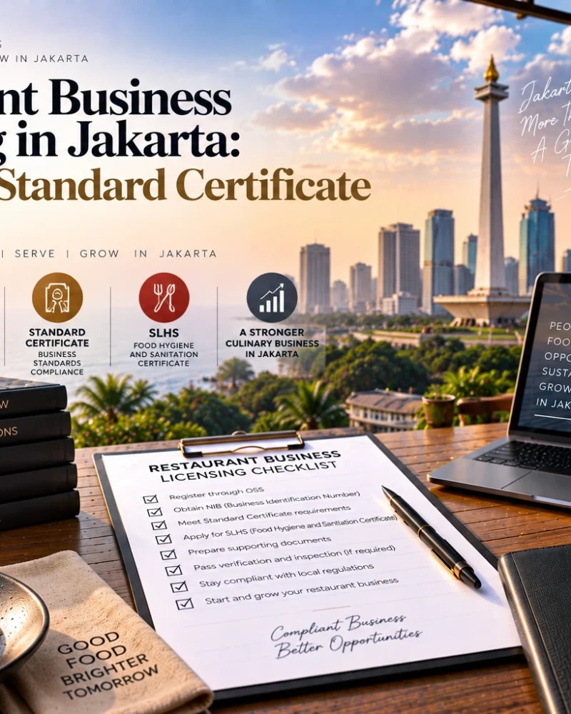 Restaurant Business Licensing in Jakarta: OSS, NIB, Standard Certificate and SLHS