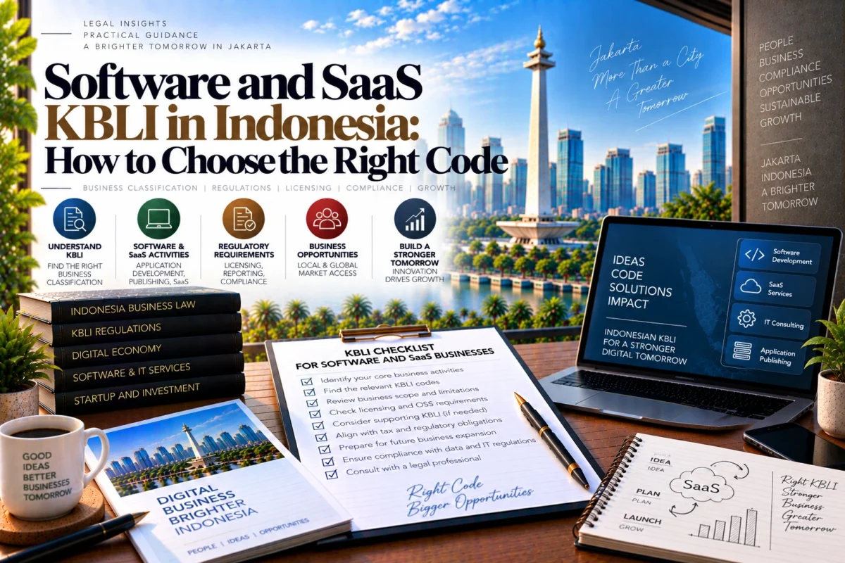 Software and SaaS KBLI in Indonesia: How to Choose the Right Code