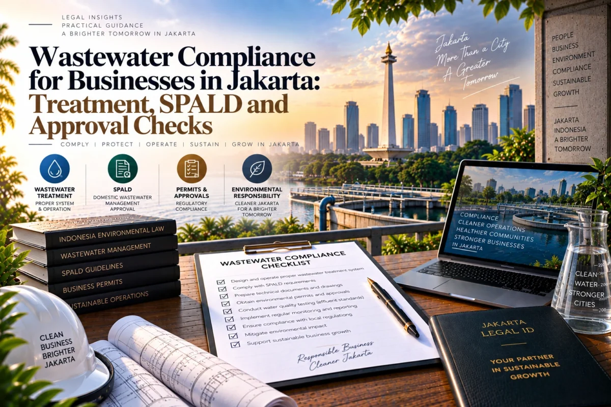 Wastewater Compliance for Businesses in Jakarta: Treatment, SPALD and Approval Checks