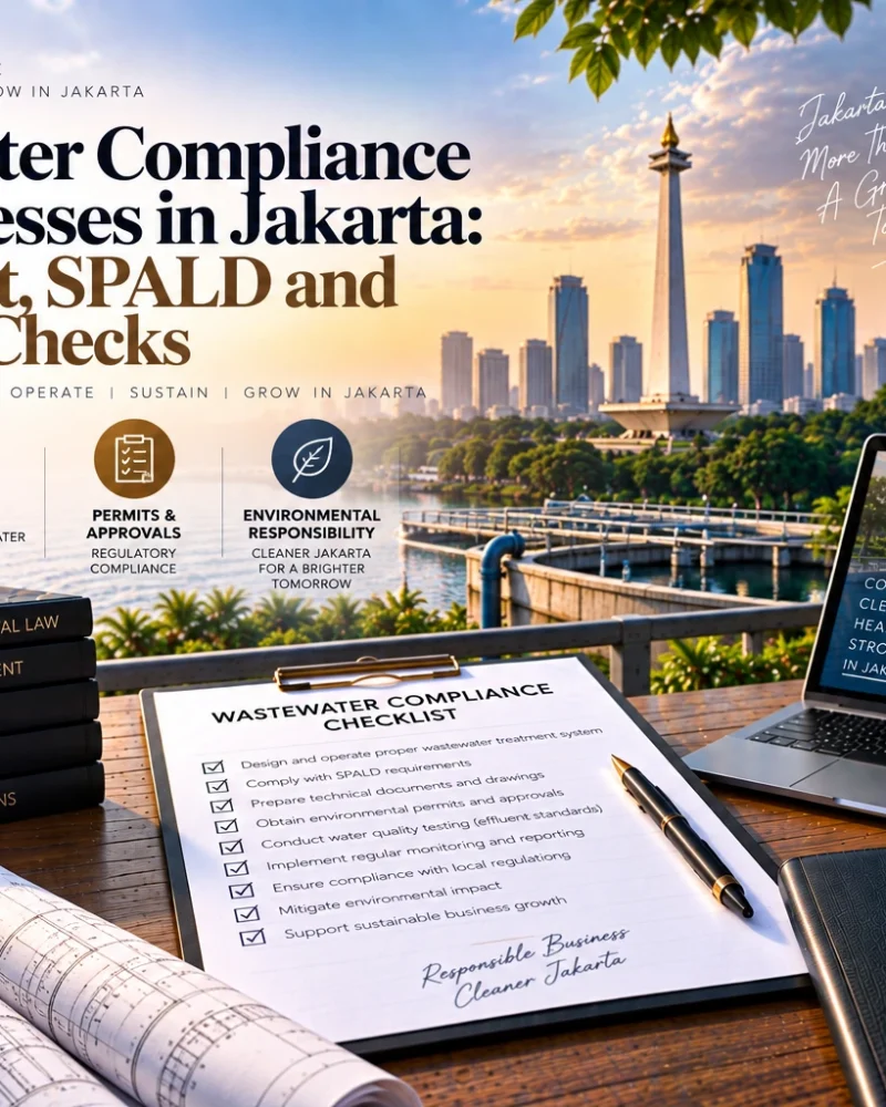 Wastewater Compliance for Businesses in Jakarta: Treatment, SPALD and Approval Checks