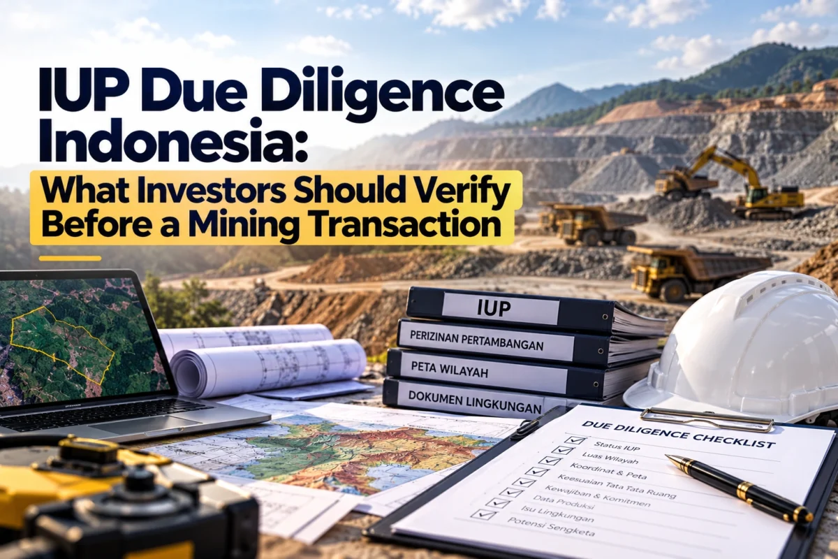 IUP Due Diligence Indonesia: Mining Licence Review