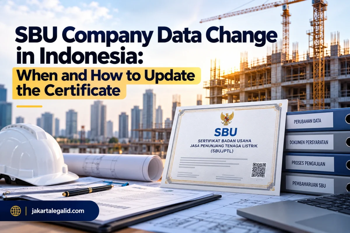 SBU Company Data Change: Update Requirements in Indonesia